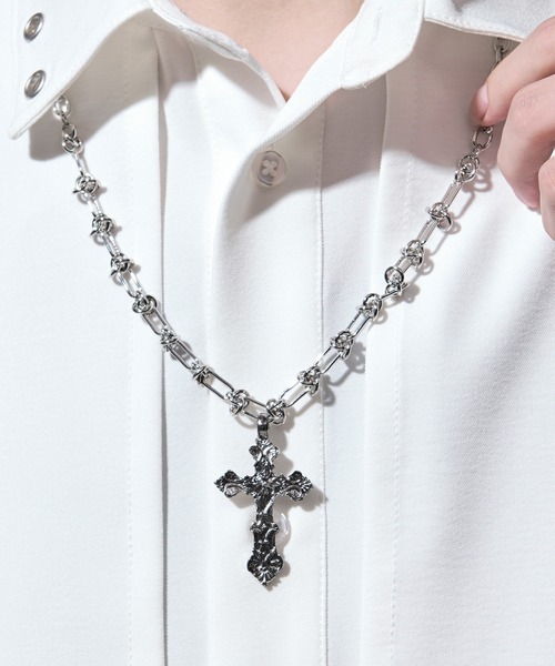 Ellno Loset（エルノロゼット） ネックレス chain cross necklace