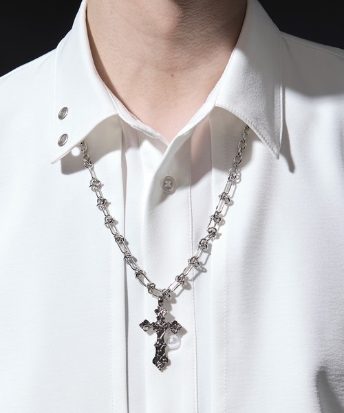 Ellno Loset（エルノロゼット） ネックレス chain cross necklace