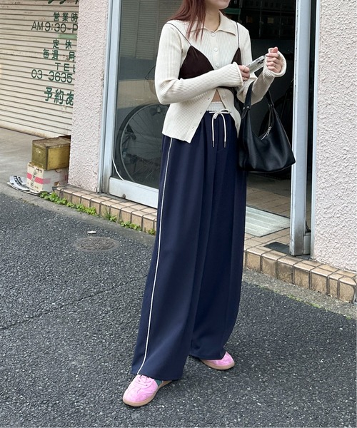 「PILIT」 キャミソールブラウス MEDIUM ブラウン レディース_画像8