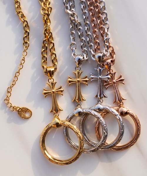 IRIEBEACH（アイリービーチ） ネックレス CROSS GLASSES HOLDER