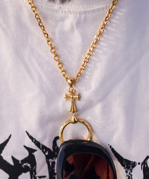 IRIEBEACH（アイリービーチ） ネックレス CROSS GLASSES HOLDER