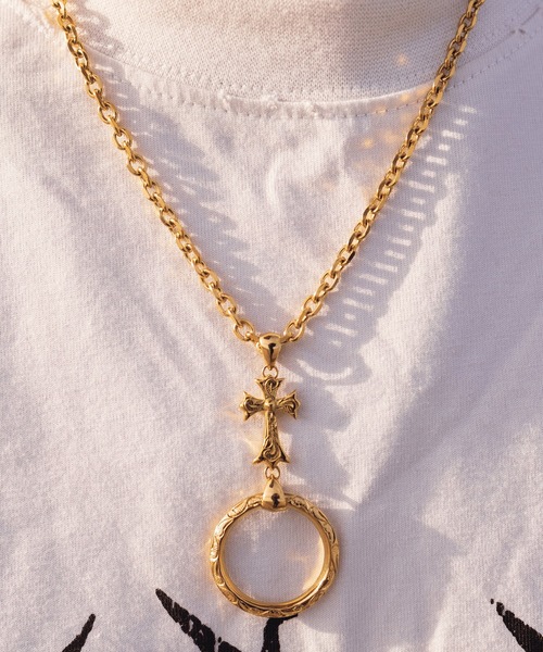IRIEBEACH（アイリービーチ） ネックレス CROSS GLASSES HOLDER