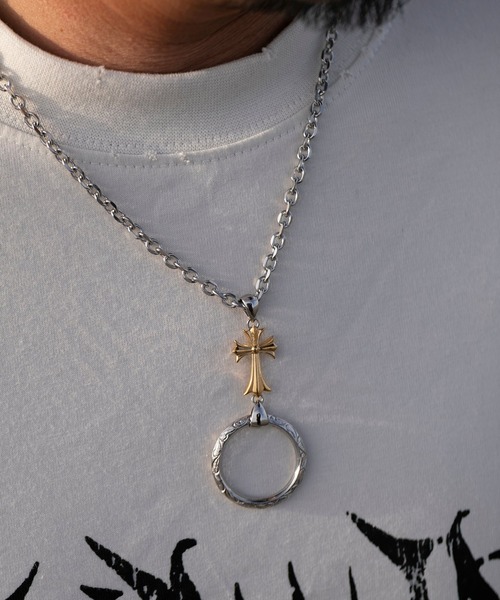 IRIEBEACH（アイリービーチ） ネックレス CROSS GLASSES HOLDER
