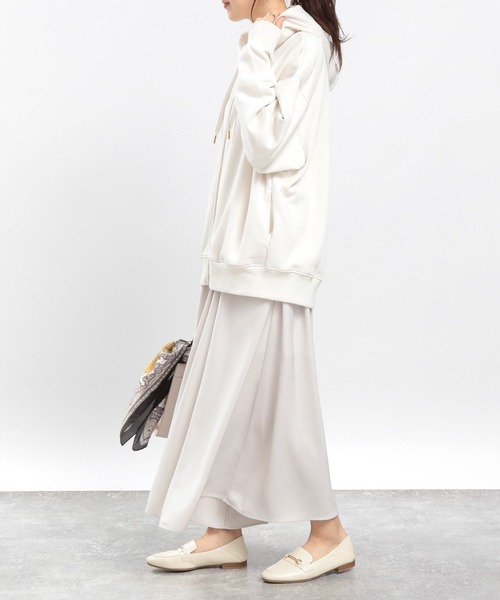 「GLOBAL WORK Smile Seed Store」 ジップアップパーカー X-LARGE サックスブルー レディース_画像9