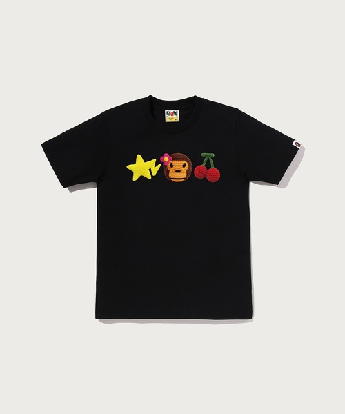 A BATHING APE（アベイシングエイプ） tシャツ 半袖 CROCHET LISA TEE