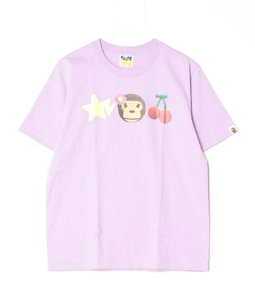 A BATHING APE（アベイシングエイプ） tシャツ 半袖 CROCHET LISA TEE