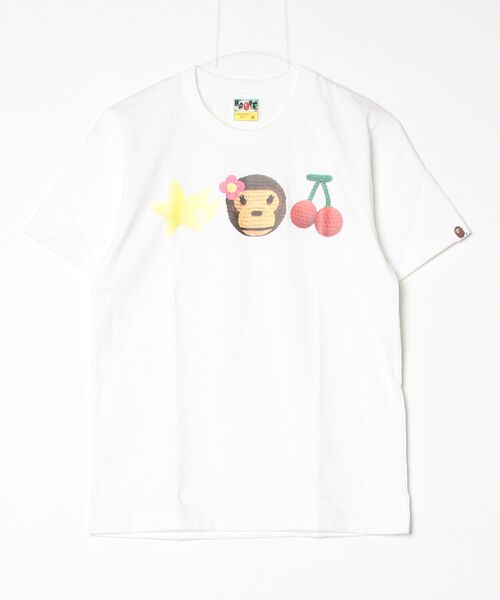 A BATHING APE（アベイシングエイプ） tシャツ 半袖 CROCHET LISA TEE