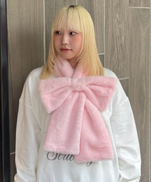 Candy Stripper Happy Bag 2026 マフラー ピンク Candy Stripper（キャンディーストリッパー） マフラー ストール