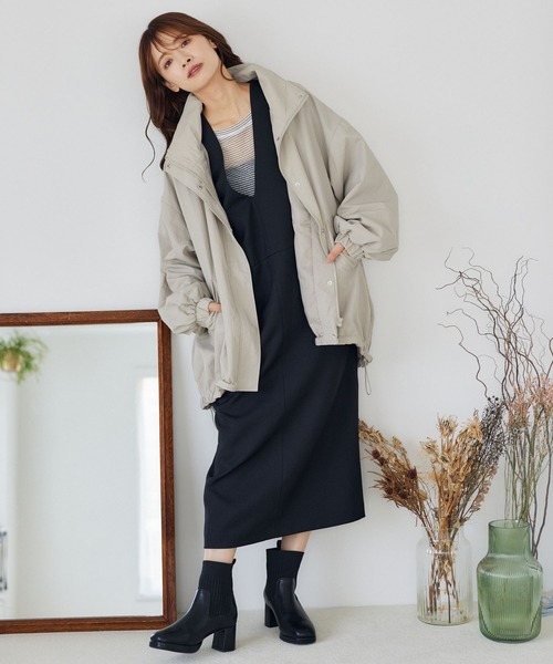 「mysty woman」 サロペットスカート FREE ブラック レディース_画像8