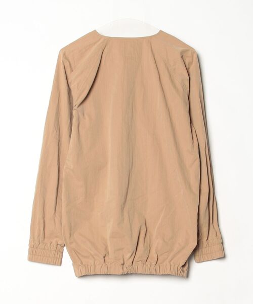 「rehacer」 ノーカラージャケット LARGE ブラウン レディース_画像2