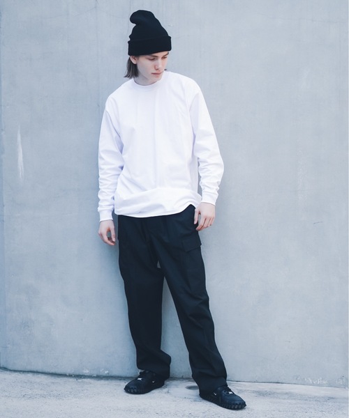 「PRO CLUB 」 長袖Tシャツ LARGE ブラック メンズ_画像6