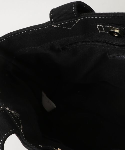 「JILL by JILL STUART」 刺繍トートバッグ - ブラック レディース_画像4