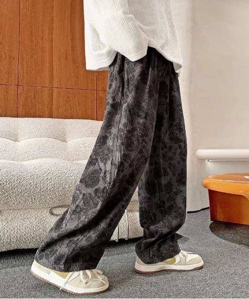「B.R.U」 イージーパンツ M ブラウン メンズ_画像3