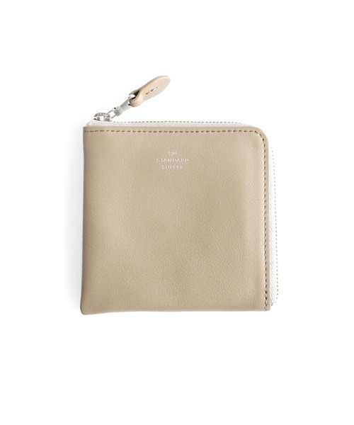 極美品 PORTER 本革 二つ折り L字ジップ ウォレット ハンドストラップ STANDARD SUPPLY（スタンダードサプライ） 財布 スタンダードサプライ