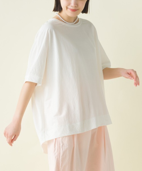 接触冷感】カラフルレーヨンロゴBIGTシャツ＆ショートパンツセット 接触冷感】カラフルレーヨンロゴBIGTシャツ＆ショートパンツ