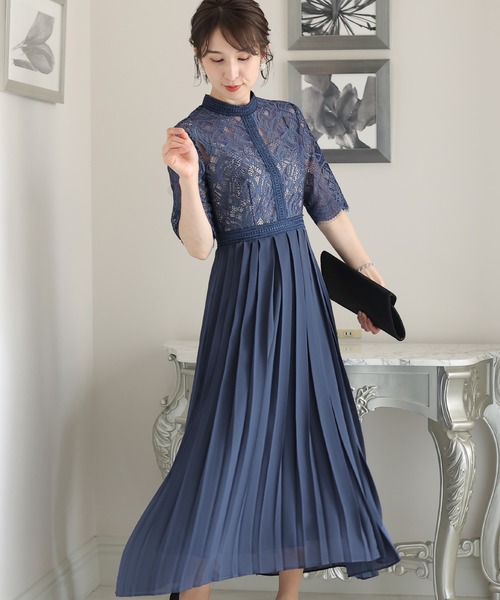 【新品】結婚式 お呼ばれ 二次会 7分袖 ミモレ丈プリーツスカートM ♥新品♥ドリードール 結婚式 お呼ばれ 二次会 7分袖 ミモレ丈