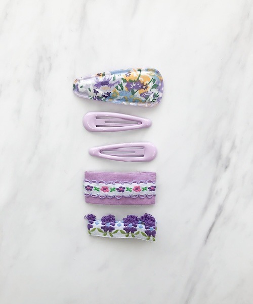 frangipani ヘアピン フラワー刺繍ヘアピンセット(KIDS） : ZOZOTOWN