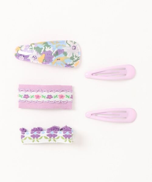 frangipani ヘアピン フラワー刺繍ヘアピンセット(KIDS） : ZOZOTOWN