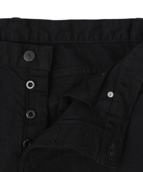 ジーンズ MINEDENIM（マインデニム）S.SLIM STR 5POCKET OWS/スリム　ブラックデニム メンズの画像