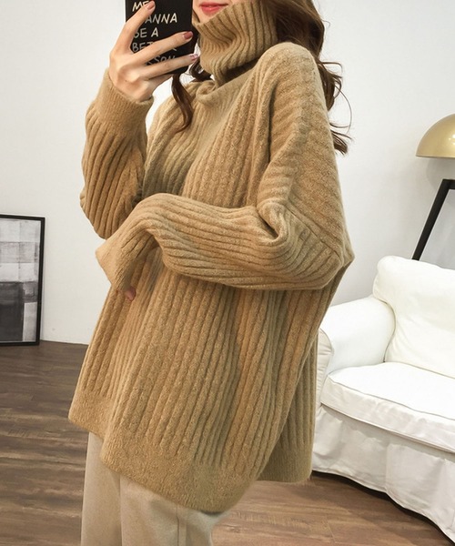 Girly Doll（ガーリードール） ニット セーター ハイネックリブニット