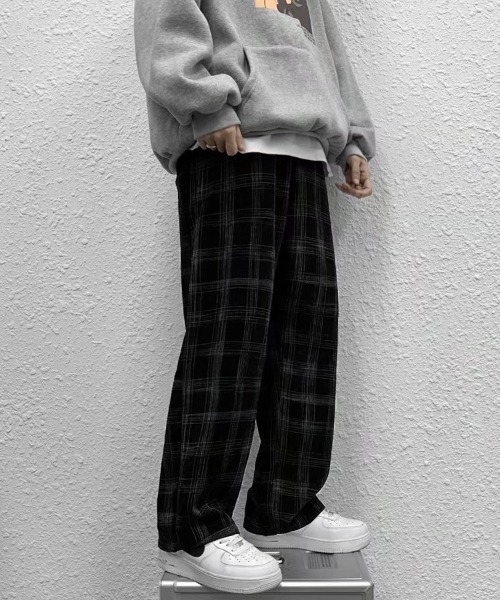ISSEY MIYAKE チェック柄 カジュアルパンツ Sサイズ Ressaca パンツ チェック柄 ルーズシルエット ストレート
