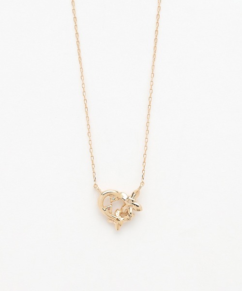 【専用】bloom ネックレス　10金　birth flower 11月ブバリア Birth Flower】11月誕生花 K10 イエローゴールド ブバリア ネックレス