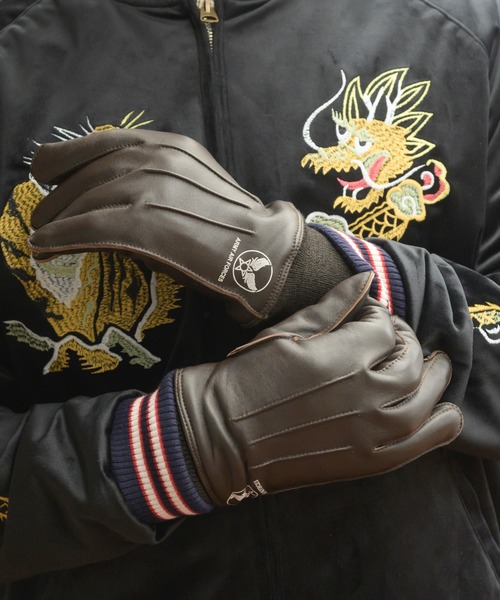 Beautiful Harmony 手袋 A-10 レザーグローブ ミリタリー物 メンズ