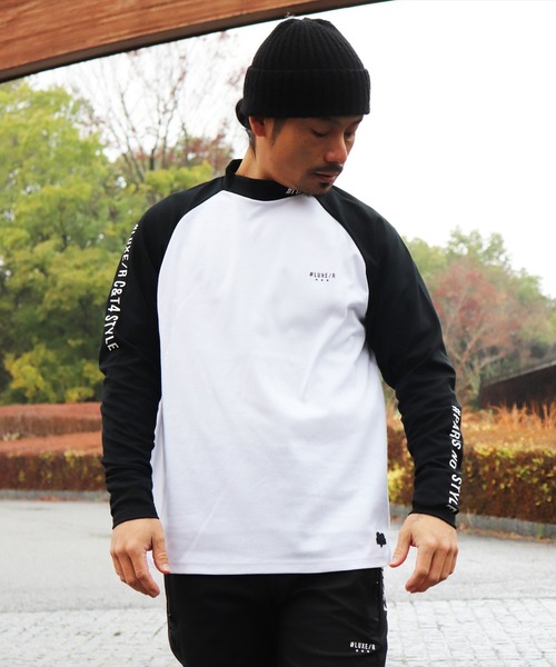 tシャツ (RM)「LUXE/R GOLF」ストレッチ スムース ハイネック ラグラン