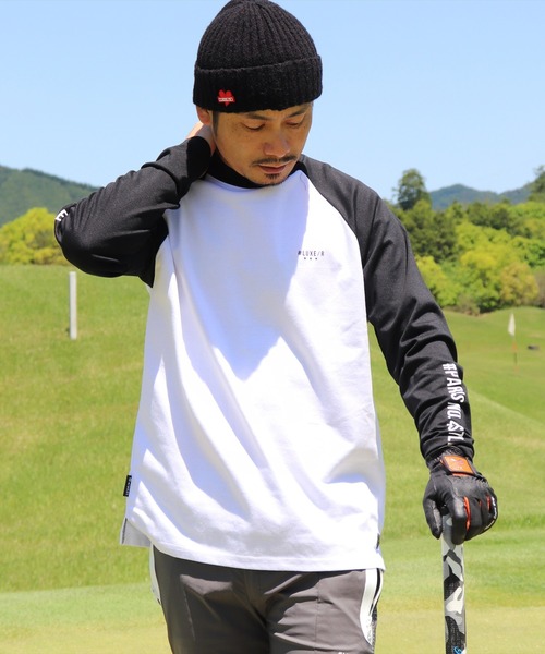【新品未使用品】#FR2GOLF メンズ長袖薄手シャツ L ショッピングバッグ付 新品未使用品】#FR2GOLF メンズ長袖薄手シャツ L ショッピング