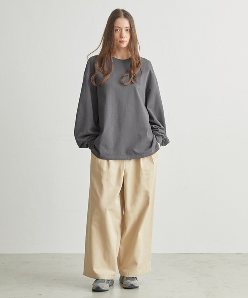 Mal. 長袖Tシャツ バルーン袖 molk tシャツ 「molk」バルーンスリーブロングTシャツ メンズ