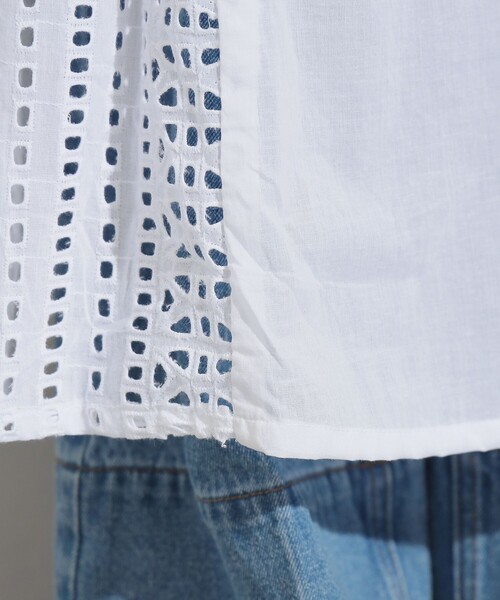 BEAMS HEART ワンピース / インドコットン 刺繍レース : ZOZOTOWN 