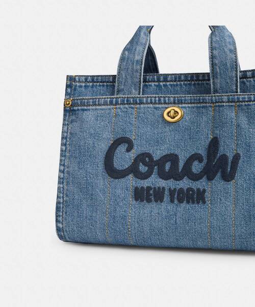COACH ダークブルー トートバッグ COACH レディーストートバッグ（色：ブルー系）｜バッグ
