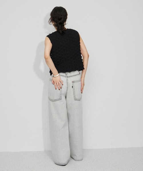ADAM ET ROPE'（アダムエロペ） ニット セーター 「逸品」パールニット