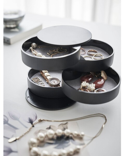 tower 収納 「tower」 アクセサリートレー4段 回転式 : ZOZOTOWN Yahoo