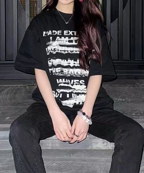 GEMEDA tシャツ 文字プリントTシャツ レディース : ZOZOTOWN