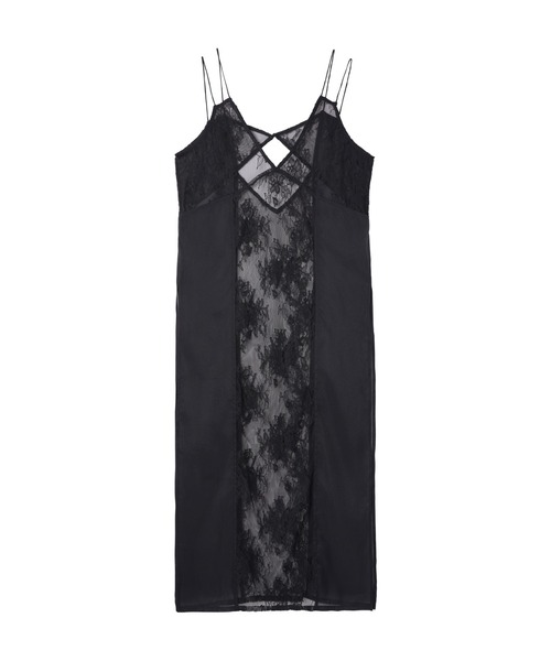 PAMEO POSE ワンピース Layered Sheer Cami Dress : ZOZOTOWN
