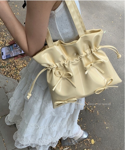 FREE STYLISTS ショルダーバッグ バッグ Y2K リボン フェイク