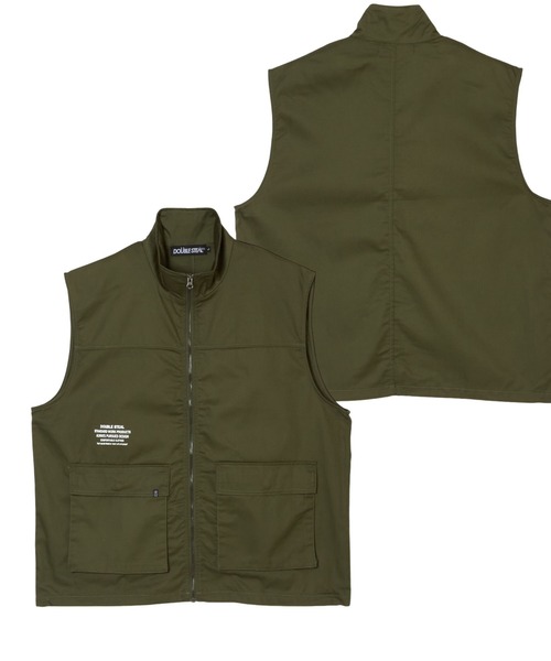 DOUBLE STEAL（ダブルスティール） ベスト ジレ ミリタリー ベスト