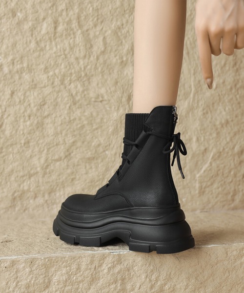 ドッキングレースアップブーツ ダーリッチ Darich ドッキングレースアップブーツ （ブラック