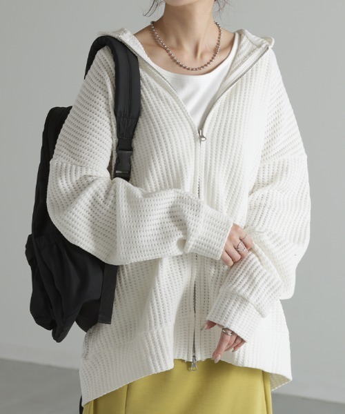パーカー KOTONA コトナ / waffle parker ワッフルプルオーバーパーカー レディース KOTONA レディースパーカー｜トップス｜ファッション おすすめ