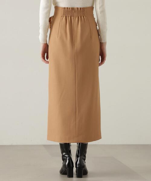 ｟PROPORTION BODY DRESSING｠ラップ風リボンタイトスカート プロポーションボディドレッシング PROPORTION BODY DRESSING