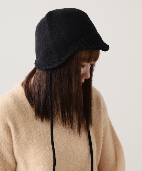 ROOP TOKYO 帽子 ハット knitted bucket hat/ニットバケットハット