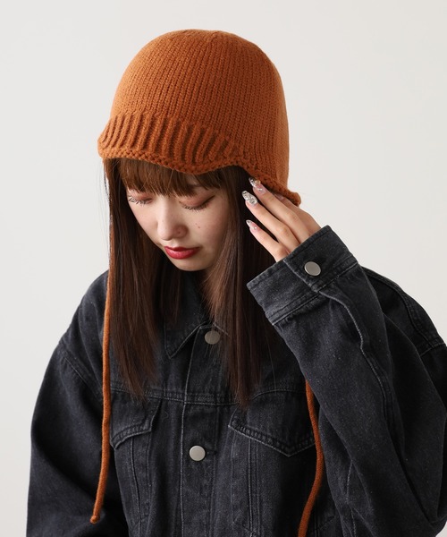 ROOP TOKYO 帽子 ハット knitted bucket hat/ニットバケットハット