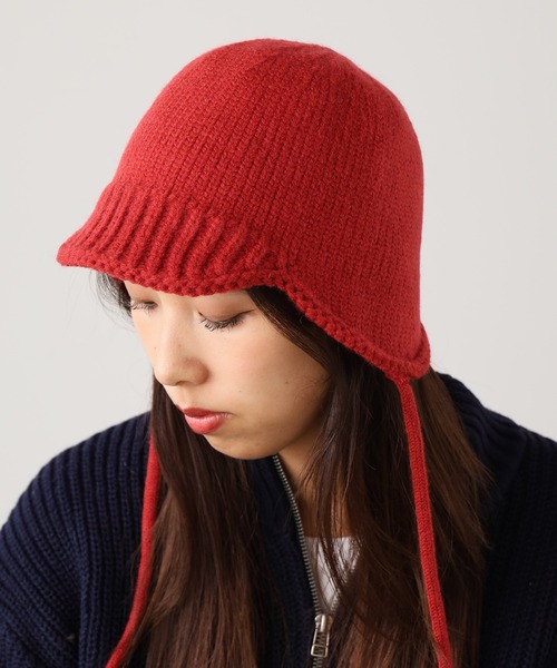 ROOP TOKYO 帽子 ハット knitted bucket hat/ニットバケットハット