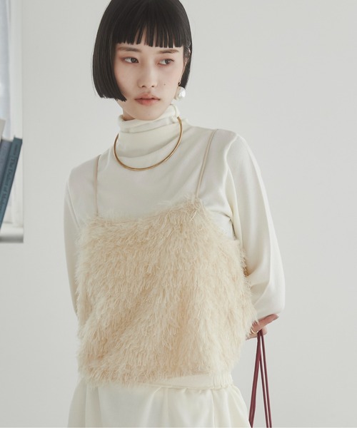 ANGIE キャミソール ラメフリンジビスチェ : ZOZOTOWN Yahoo!店