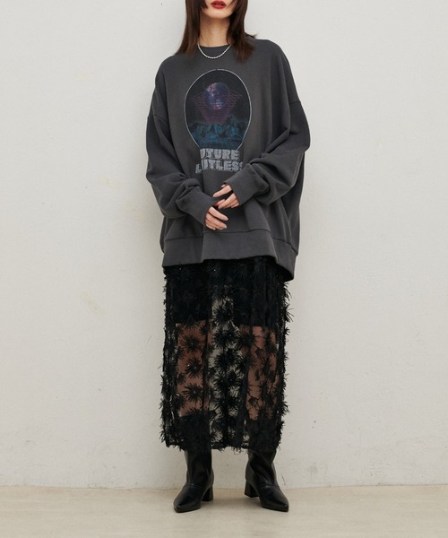 LARUTA（ラルータ） tシャツ Tシャツ 「LARUTA」FUTURE LIMITLESS 裏毛 