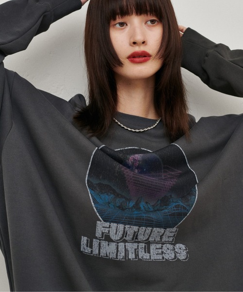 LARUTA（ラルータ） tシャツ Tシャツ 「LARUTA」FUTURE LIMITLESS 裏毛 