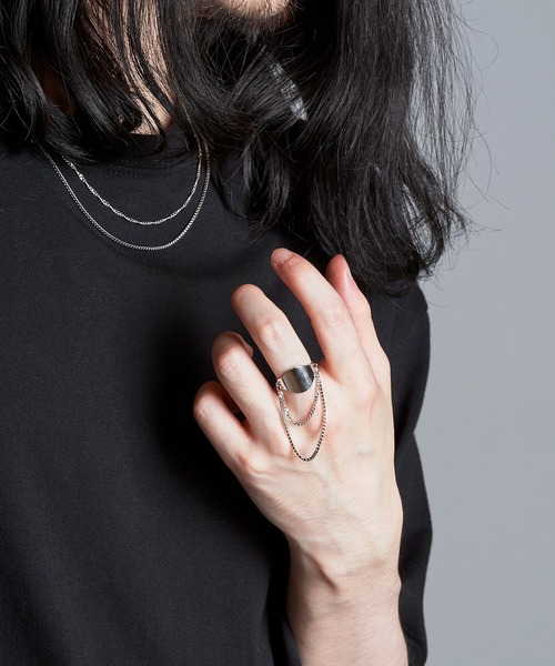 NO ID. 指輪 リング スイングチェーンリング メンズ : ZOZOTOWN Yahoo