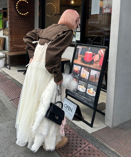 Alley Tokyo ワンピース チュールフリルキャミワンピース