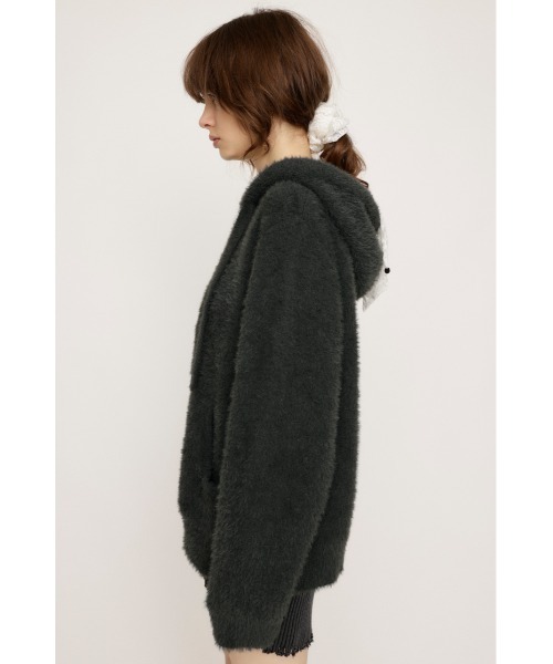 SLY シャギーフーディーパーカー SLY パーカー ZIP UP SHAGGY HOODIE ジップアップ シャギー